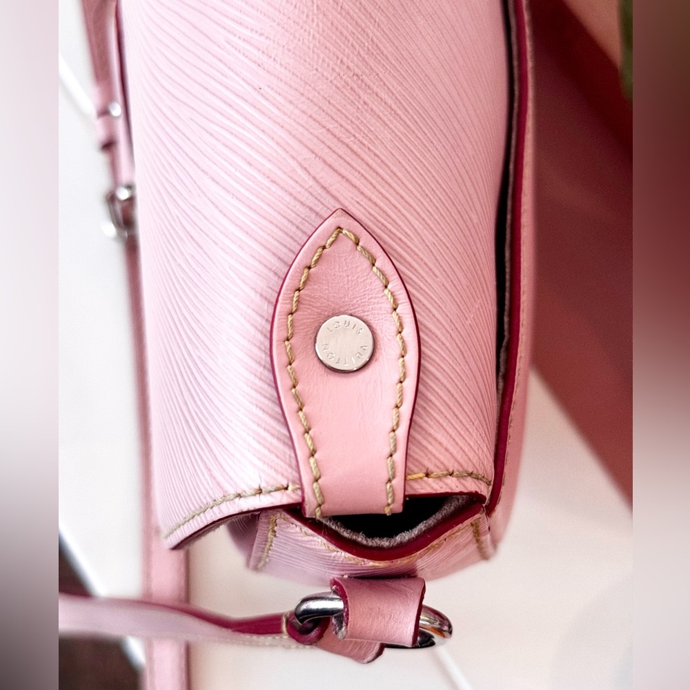 SOLD ๐ULTRA RARE Louis Vuitton Saint Cloud NM Bag Pink Epi Leather - Picture 2 of 16